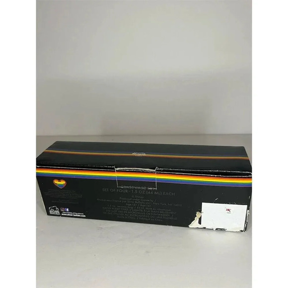 Disney Rainbow Collection 4-Piece Shot Glass Set Pride Mickey Mouse - Picture 2 of 4